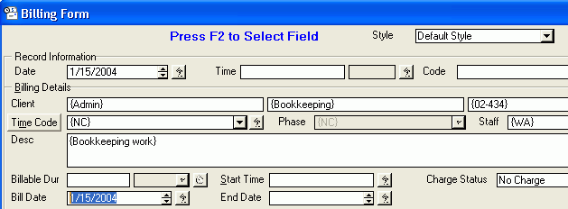 Import Template Field Matching for Admin Time Records